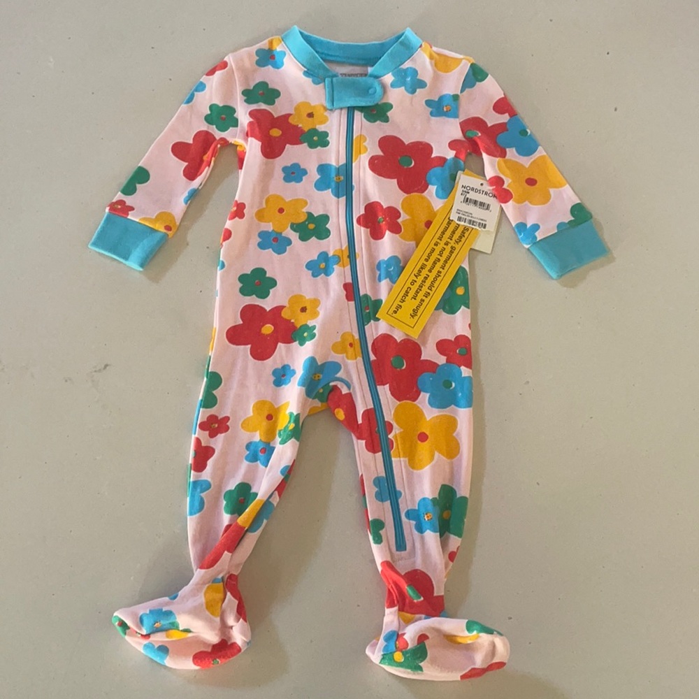 Brand new zipper footie onesie